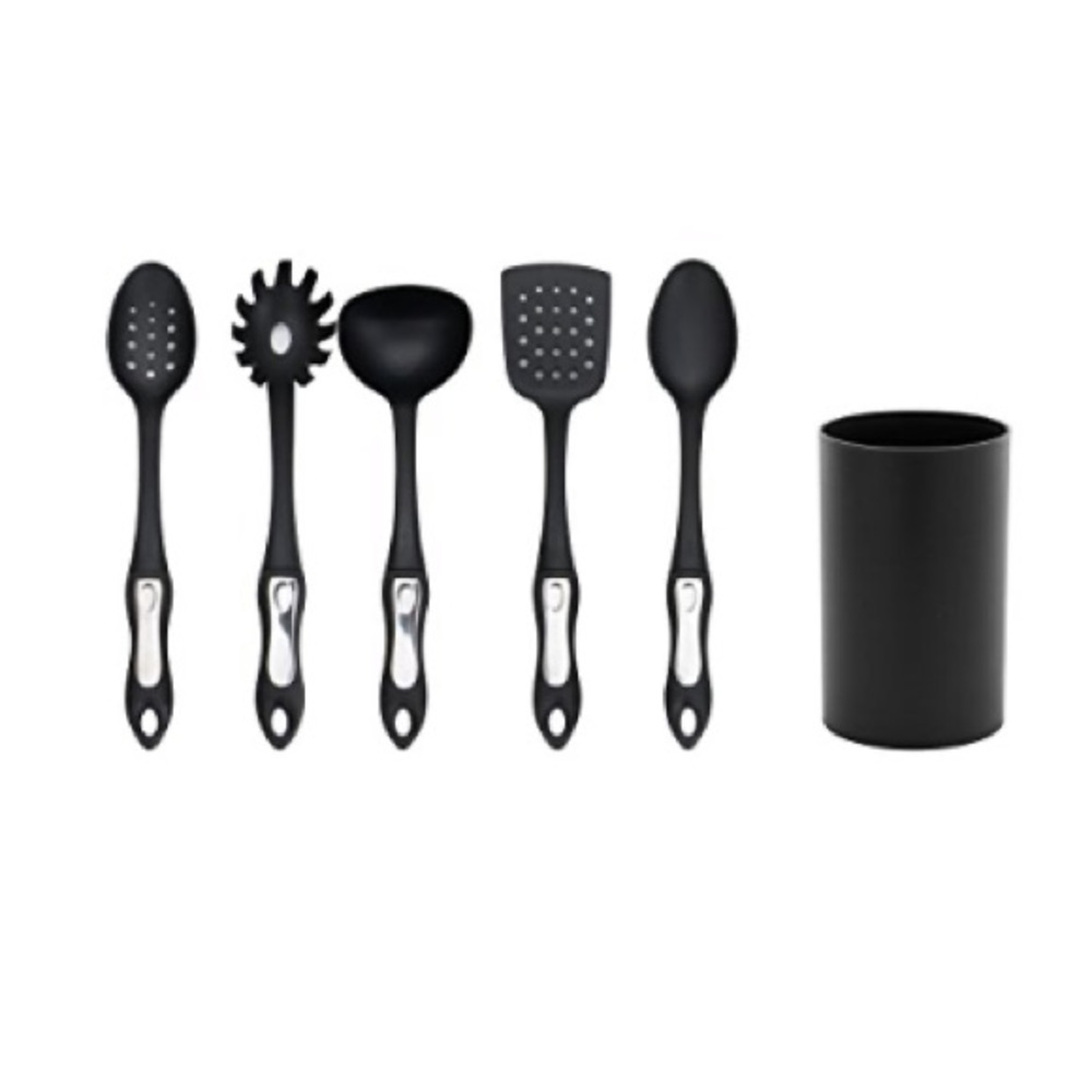 NEW Aramco Hamilton Beach 6 Piece Tool Set with Holder, 15"